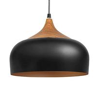 Lampadario in Legno Massello Luce Pendente Lampada A Sospensione Moderna E Minimalista con Decorazione Dell'isola della Cucina del Soggiorno per Accessori Apparecchi Illuminazione Soffitto E27