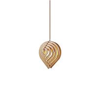 Lampadario in legno nordico a forma di cuore lampada in legno gabbia per uccelli lampada da soffitto moderna per sala da pranzo di design lampadario moderno, 35 cm * 30 cm Change for the better
