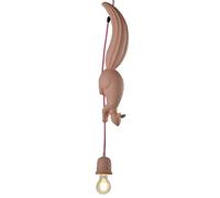 Lampadario in resina, ristorante nordico lampada animale lampadario camera da letto per bambini lampada per bambini negozio di abbigliamento semplice personalità scoiattolo luci a sospensione,Rosa