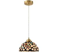 Lampadario in Vetro A Conchiglia A 1 Luce, Lampade A Sospensione Costiere per Sala da Pranzo, Lampada A Conchiglia da Spiaggia, Illuminazione A Sospensione in Vetro per Soggiorno, Camera da, E