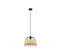 Eglo Lampadario a sospensione Anwick Industriale 1 luce Metallo Nero Ø 37 cm
