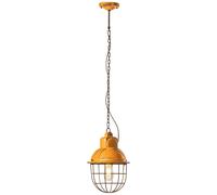 SOSPENSIONE CON GABBIA INDUSTRIAL GIALLO C1770(VIG)