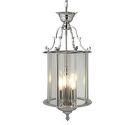 Lampadario Industrial-Nordico Balls Adjustable Cromo Vetro 3 Luci E14