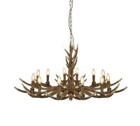 Pendente Stag 12Lt - Resina marrone