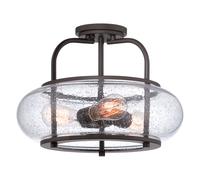 Lampadario Industrial Nordico Trilogy Metallo Bronzo Antico 3 Luci E27