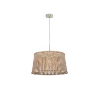 Eglo Sendero Lampadario Boho, lampada a sospensione in acciaio nichelato