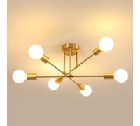 Lampadario Industriale Lampada da Soffitto E27 in Ferro Vintage Plafoniera
