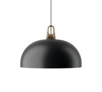Lampadario Jim Dome Nero/ Bianco/Miele