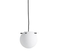 Lampadario Koi Ø19 Bianco Opale/ Bastoncini Nero