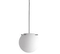 Lampadario Koi Ø32 Bianco Opale/ Bastoncini Nero