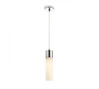 Lampadario Lampada EIGHT a sospensione vetro opalino/cromo 230V E27 28W