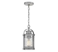 Lampadario Lampada Esterni Terrassenleuchte Alluminio Vetro IP44 1 Fiamma