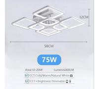 LAMPADARIO LAMPADA PLAFONIERA LED DIMMERABILE APP MODERNO SOFFITTO DESIGN PROMO