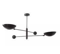 lampadario lampadario 2 luci sospensione metà secolo moderno ottone antico