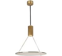 Lampadario, Lampadario Moderno a LED, Lampade a Sospensione Lampada a Sospensione con Paralume a Sospensione a LED in Vetro Tutto Bronzo - - Lampada a Sospensione Montaggio a soffitto Luci Lampada a