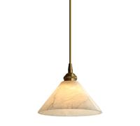 Lampadario, lampade a Sospensione in Marmo Rame E27 Sorgente Luminosa Sospensioni Luce a Sospensione personalità Semplice Lampadario a Testa Singola Droplight Soggiorno Sala da Pranzo