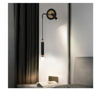 Lampadario , Lampade da parete a filo sospeso dotate di faretto soggiorno camera da letto sfondo decorativo applique da parete casa comodino lampade a LED illuminazione a sospensione soffitto(H29cm)
