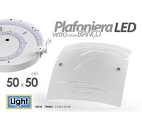 LAMPADARIO LED 5050 cm PLAFONIERA APPLIQUE QUADRATA PARETE SOFFITTO DESIGN [EEK: A++]