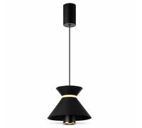 LAMPADARIO LED A SOSPENSIONE MODERNO NERO 10W DIMMERABILE CCT REGOLABILE LP018