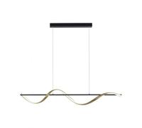 Lampadario LED Da Soffitto Antracite Ottone 121 Cm 3100 Lm Dimmerabile