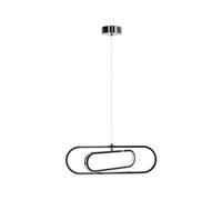 Lampadario Led da soffitto Clip Nero 35W Bianco freddo 6500K Aigostar