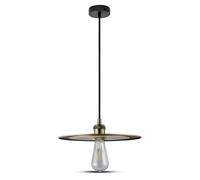 Lampadario LED Disco Metallo Attacco E27 Sospensione Moderno V-TAC VT-7777-RG