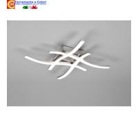 Lampadario Led Moderno Soffitto 4000 K Plafoniera Luce Bianca 20 Watt 2400 Lm [EEK: A+++]