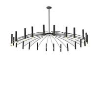 Lampadario LED nero grande a 20 luci per plafoniera da sala da pranzo, altezza regolabile, montaggio inclinabile Lampadari moderni per soggiorno, per camera da letto Soggiorno Cucina Isola Foyer Made