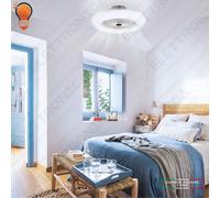 LAMPADARIO LED PLAFONIERA VENTILATORE DA SOFFITTO LUCE DIMMERABILE 65W BIANCO [EEK: A+++]