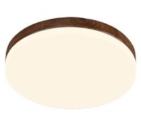 Lampadario LED Rotondo di Lusso a Tre Toni con dimmer, Montaggio a Semi-Incasso, per Soggiorno, Camera da Letto e Cucina, Elegante lampadario da 26x6 cm, Atmosfera Calda, Design Moderno