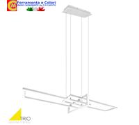 Lampadario Led Sospeso Moderno 34W Triplo Rettangolo 110 Cm 4000K Regolabile [EEK: A++]