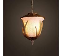 Lampadario leggero Droplight Lampada a testa singola Lampada a sospensione Campagna rurale Antler Illuminazione a soffitto Stile nordico Retro Vintage Corno di cervo Resina, Vetro vintage per Isola