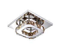 Lampadario Light Light Light Minimalist LED LED Crystal Square Decorazione da Parete Moderna Camera da Letto Interno Living Dining Home Dish Cucina Cucina Lumo Light Light