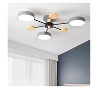 Lampadario luci del soffitto a soffitto Sputnik lampadario soffitto di metà secolo 3 Lampada da Legno Grigio Verde colica Vicino alla Molecola Leggera del soffitto Illuminazione Rotonda per Camera da