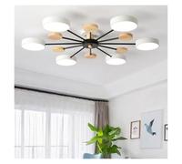 Lampadario luci del soffitto a soffitto Sputnik lampadario soffitto di metà secolo 3 Lampada da Legno Grigio Verde colica Vicino alla Molecola Leggera del soffitto Illuminazione Rotonda per Camera da