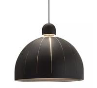 Lampadario lusso a led sospensione design moderno nero opaco MS-021