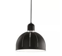 Lampadario lusso a led sospensione design moderno nero opaco MS-022