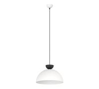 Lampadario Minimal Efesto Acciaio Bianco Nero 1 Luce Gx53