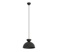 Lampadario Minimal Efesto Acciaio Nero 1 Luce Gx53 Ip20