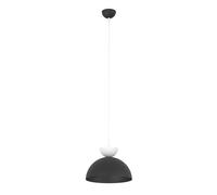 Lampadario Minimal Efesto Acciaio Nero Bianco 1 Luce Gx53 Ip20