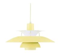 Lampadario Minimalista, Altezza Regolabile, Lampada A Sospensione Nordica Danese Con Paralume Imitazione UFO E Attacco E27, Lampade A Sospensione Per Soggiorno Sala Da Pranzo E Cucina(40cm,Yellow)