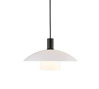 Lampadario Minimalista Nordico per Ristorante, Moderno, letterario, da Tavolo, da Sala da Pranzo, Lampada a Disco Volante, in Vetro Giapponese, in Ferro battuto, Isola della Cucina, con Cordino,
