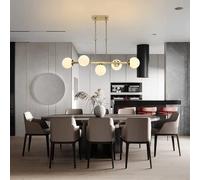 Lampadario moderno a 5 luci Nauticaz, lampada a pedale Sputnik - N/A