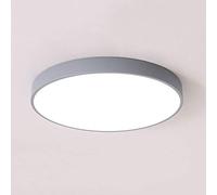 Lampadario Moderno a LED con Montaggio a Filo, Luce da soffitto Regolabile, Tre Colori, Risparmio energetico, Facile Installazione, Ideale per Il Soggiorno, Design Rotondo Minimalista