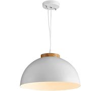 Lampadario moderno a LED, lampada a sospensione bianca semicircolare compatibile con lampadario sospeso for isola cucina,per la scala d'ingresso