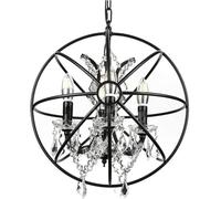 Lampadario Moderno a LED, Lampada a Sospensione Rustica, lampadario retrò in Ferro, Lampada a Sospensione a 4 Fiamme, Lampada a Sospensione for Tavolo da Pranzo e Soggiorno,Illuminazione a soffitto