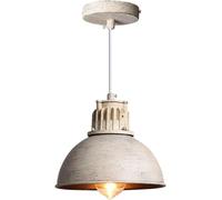 Lampadario Moderno a LED, Lampada a Sospensione Rustica, Paralume in Metallo a Cupola, Lampada a Sospensione E27, Illuminazione da soffitto a Filo,per Soggiorno