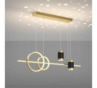 Lampadario Moderno A LED Lineare, Lampada A Sospensione Nordica A 3 Colori, Illuminazione A Sospensione For Cucina Sopra L'isola For Tavolo Da Pranzo Camera Da Letto