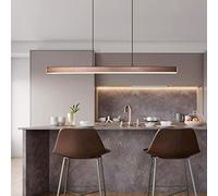 Lampadario Moderno a LED per Sala da Pranzo e Ristorante, Lampada a Sospensione nordica Lunga da 120 cm, Lampada da Studio per Ufficio e Bar, Illuminazione Elegante per l'arredamento della c
