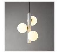 Lampadario moderno a LED, piccolo lampadario in marmo da comodino divano MI-NI Lampada a sospensione di lusso per interni Lampadario da parete compatibile con soggiorno camera da letto, lampadario